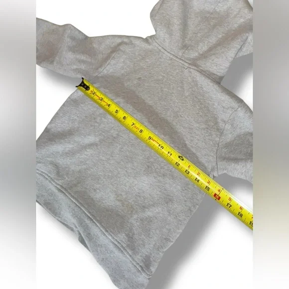 Polo Ralph Lauren Kids 8 Polo Bear USA Gray Hoodie | Hockey Bear Sweatshirt - Picture 7 of 9